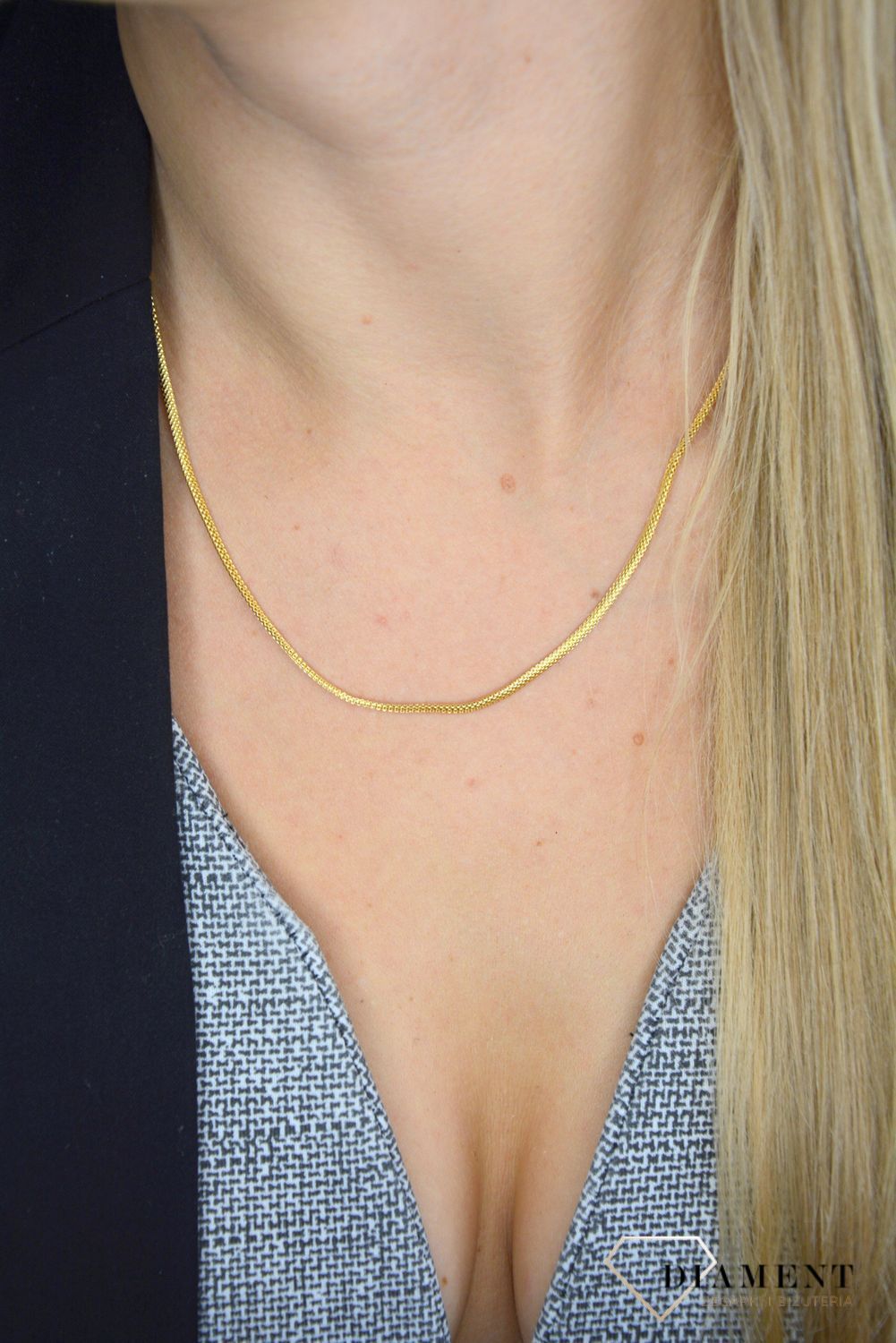 Złoty łańcuszek 585 o szerokości 2 mm LA 691 585 2mm.jpg